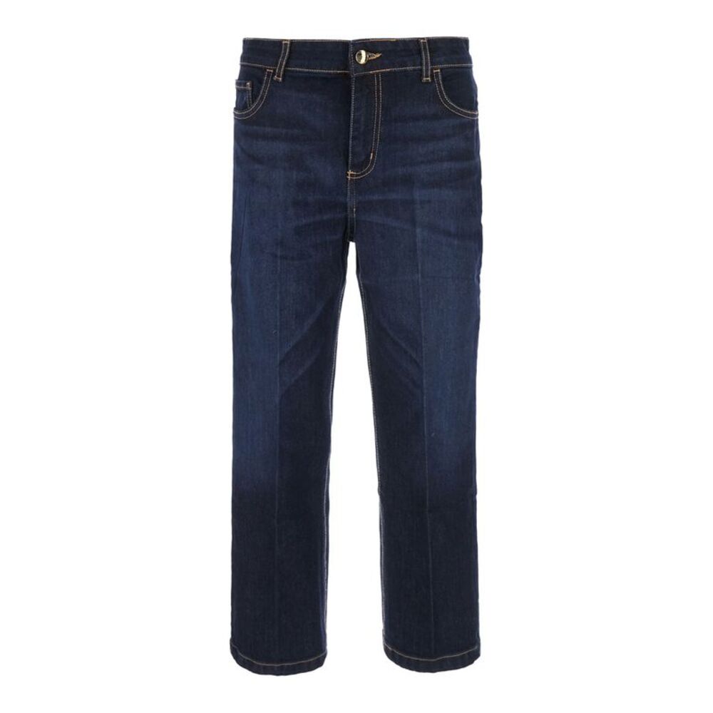 Merci Women Blue Jeans With Unique Denim Fabric Details For Women